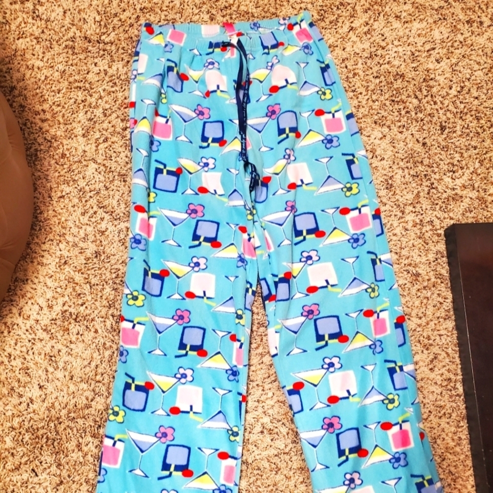 Cocktail Fleece Pajama Pants